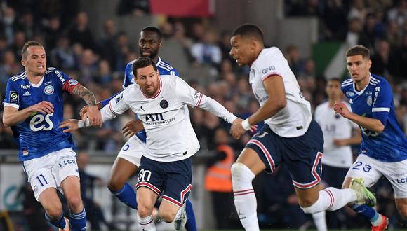 PSG vs. Strasbourg: resumen y goles del partido por la Ligue 1. (Foto: AFP)
