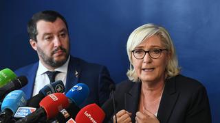 Salvini y Le Pen auguran una "revolución" soberanista para "salvar" a Europa