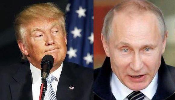 Donald Trump y Vladimir Putin han tenido palabras de elogio entre s&iacute; durante la campa&ntilde;a. (Foto: Reuters / AP)