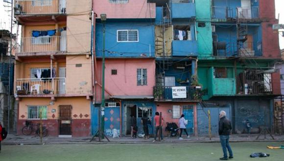 El barrio marginal más antiguo de Buenos Aires, la Villa 31 tiene casi 80 años y está incrustada en la zona más rica de la ciudad. Foto: Movimiento Evita, via BBC Mundo