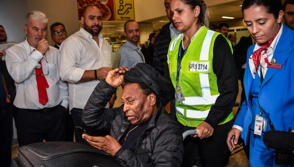 Pelé fue hospitalizado en París por una infección urinaria. (Foto: AFP)