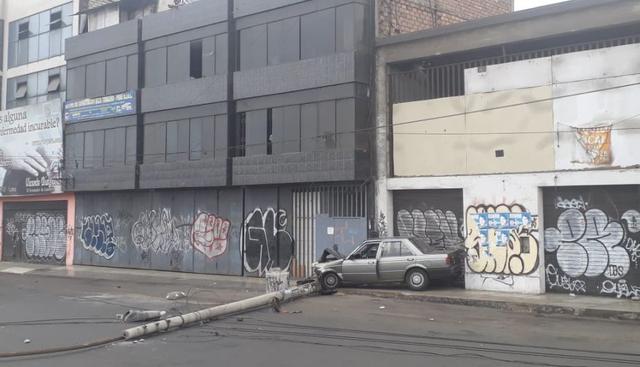 Accidente ocurrió en la cuadra 19 de la avenida Venezuela. (Foto: Giancarlo Ávila)