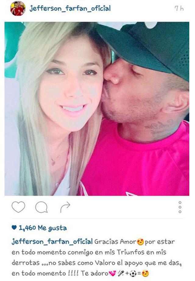 Jefferson Farfán y Yahaira Plasencia se envían tiernos mensajes - 3