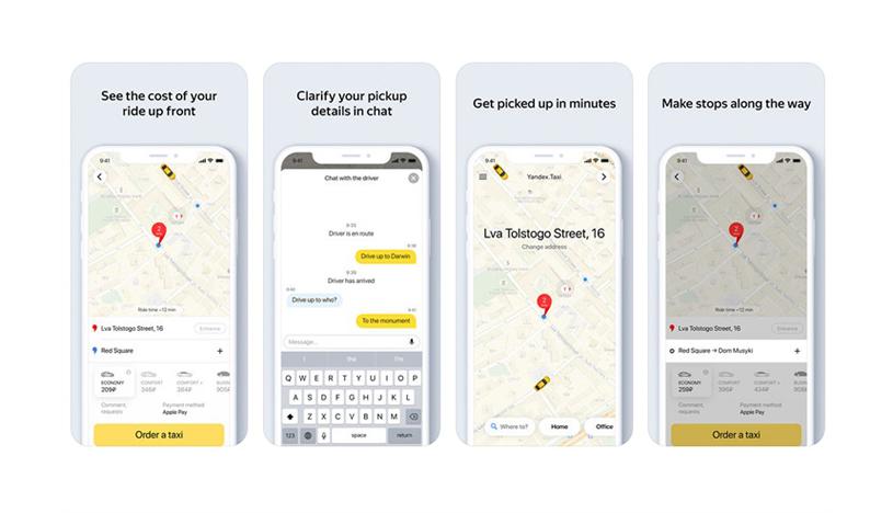 Yandex Taxi permite pedir un taxi compartiendo la dirección o ubicación al conductor. Ofrece tres tipos de tarifas: económica, confort y business. Realmente se puede prescindir de tomar un taxi, pero te puede servir para ir a una estación de metro. (Foto: Captura)