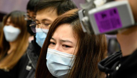 Coronavirus en China. (Foto: Philip FONG / AFP)