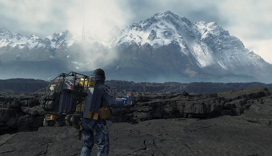 En Death Stranding tendremos que reconectar diferentes ciudades de un Estados Unidos ficticio. (Captura de pantalla)