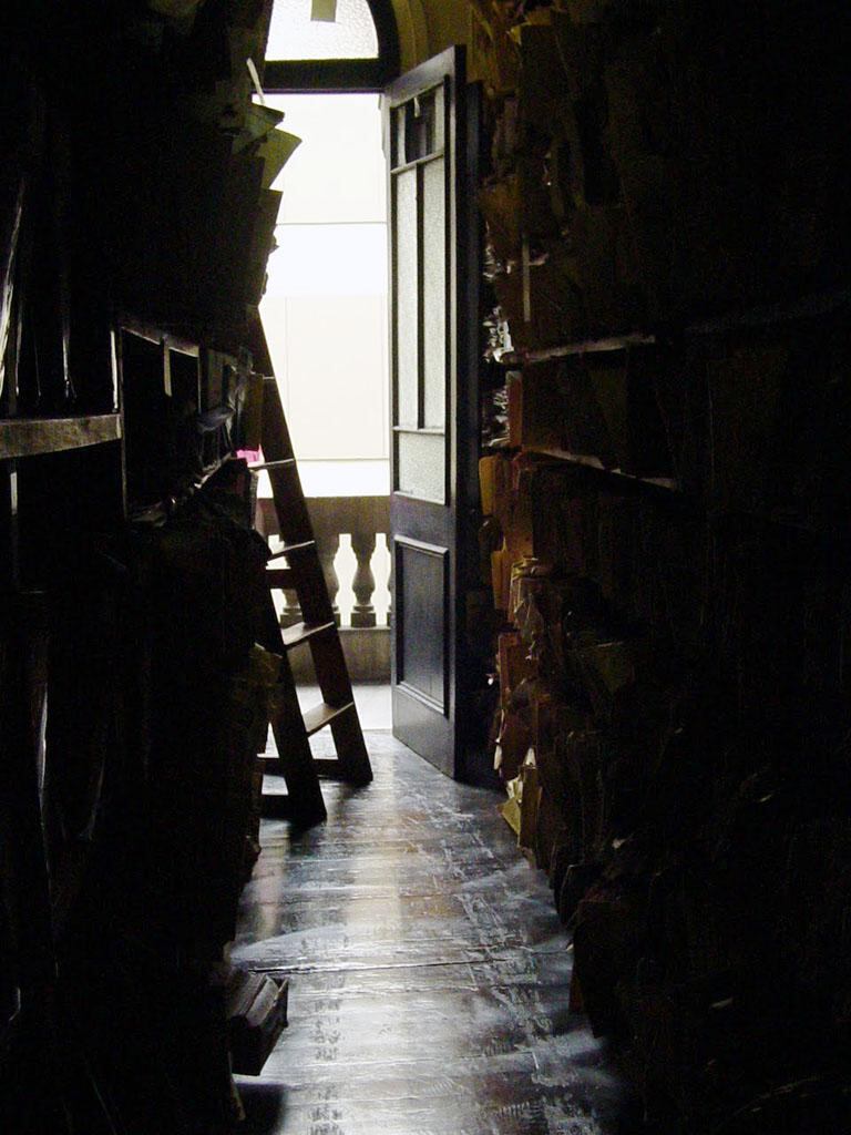 Antiguo local del Archivo en el segundo piso de la casona del jirón Miró Quesada. Foto: Lili Córdova/ Archivo El Comercio