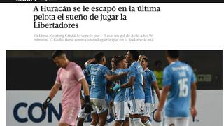 Así reaccionó la prensa argentina a la eliminación de Huracán en manos de Sporting Cristal | FOTO
