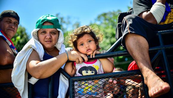 Caravana de migrantes: Donald Trump recorta ayuda a Guatemala, Honduras y El Salvador. (AFP).