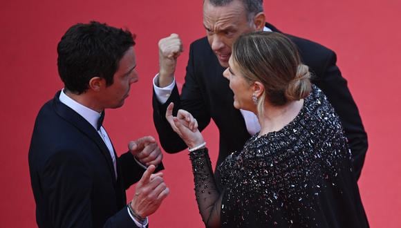 Festival de Cannes: por qué se enojaron Tom Hanks y Rita Wilson | ¿Qué es lo que habría ocurrido con el hecho que no pasó desapercibido por las cámaras de la prensa internacional? En esta nota te contamos todo lo que debes saber al respecto.  (Foto: AFP)