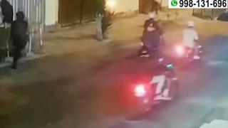 Chorrillos: seis delincuentes en motocicletas asaltan a pareja