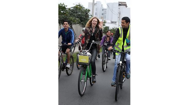Christina Rosenvinge fomenta uso de bicicletas en Lima [FOTOS] - 10
