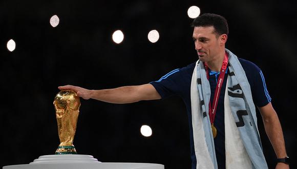 Lionel Scaloni explica la sensación de ganar el Mundial: “Es un alivio” | Foto: AFP