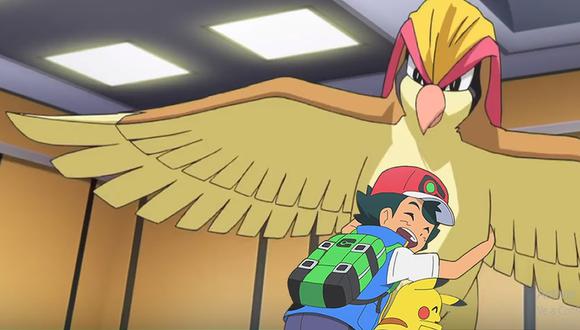 El Pidgeot de Ash volverá luego de muchísimo tiempo al anime, para el último capítulo del protagonista en Pokémon. (Foto: Nintendo)