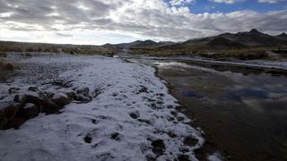 Senamhi pronostica heladas intensas para la sierra sur y central