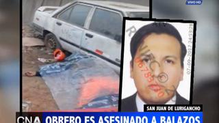 San Juan de Lurigancho: obrero fue asesinado de siete balazos por cobro de cupos