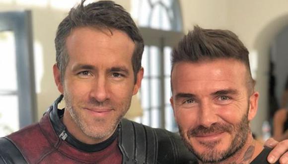Ryan Reynolds y David Beckham. (Foto: Instagram)