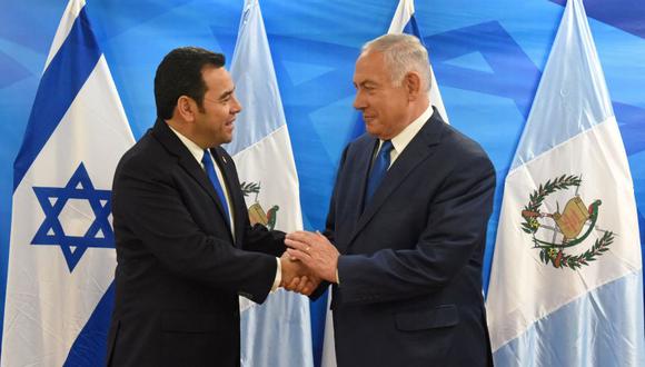 Guatemala, el segundo país en inaugurar su embajada en Jerusalén. (Foto: AP)