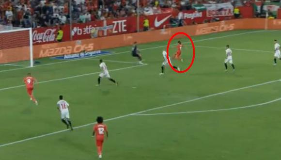 Real Madrid vs. Sevilla: Modric marcó golazo pero árbitro lo anuló tras asistencia del VAR | VIDEO. (Foto: Captura de pantalla)