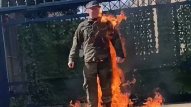 Last Sunday, soldier Aaron Bushnell set himself on fire in front of the Israeli embassy in Washington to protest the war in Gaza.  The U.S. Air Force member died the next day from his injuries. 
