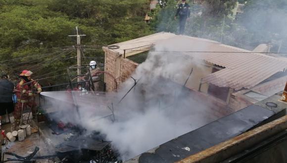 Ica: Incendio calcina a menor de tres años en su vivienda (Foto: Difusión)