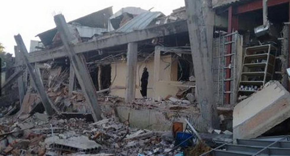 Así quedó el hospital tras la explosión. (Foto: Excelsior.com.mx)