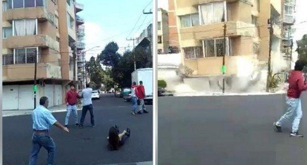 Este video viral de Facebook muestra el pánico que se vivió debido al sismo. (Foto: Facebook)