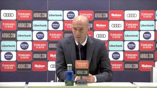 Zidane: “Hubo una mano anterior del Sevilla que ni miraron”