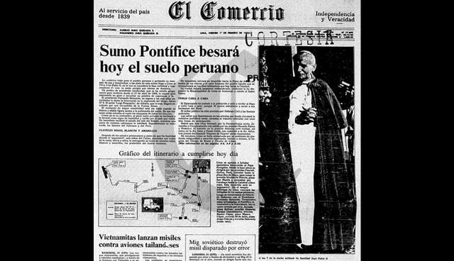Los días que Juan Pablo II pasó en Perú a través de El Comercio - 1