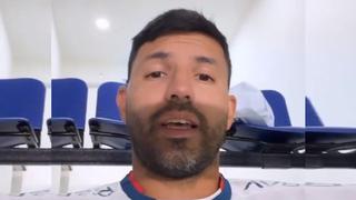 ‘Kun’ Agüero alienta a Nacional y Suárez en el estadio: “Lo siento por los hinchas de Peñarol” | VIDEO