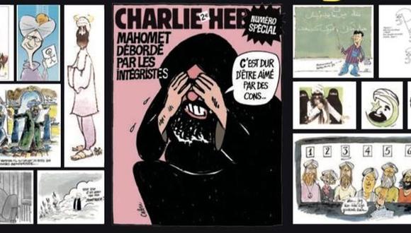 Charlie Hebdo vuelve a publicar caricaturas de Mahoma.