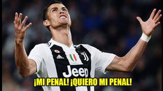 Facebook: Cristiano Ronaldo marcó en el triunfo de la Juventus, pero no pudo evitar ser víctima de memes