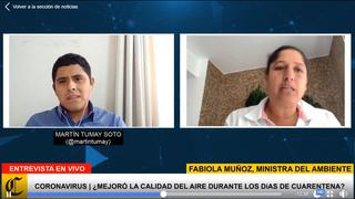 Ministra del Ambiente: “Estamos a menos de la mitad de contaminación del aire que hace tres años” | ENTREVISTA