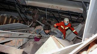 China: reportan diez muertos tras colapso de hotel para cuarentena por coronavirus | FOTOS Y VIDEO