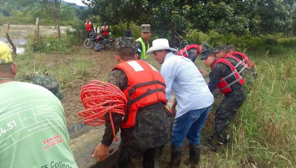 Autoridades del Noveno Batallón del ejército iniciaron la búsqueda de inmediato, dando con los restos del niño este jueves. (Foto: El Diario)