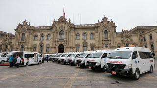Minsa recibe 30 ambulancias donadas por Japón para fortalecer primer nivel de atención de salud