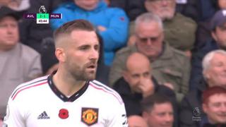Gol de Manchester United: Luke Shaw generó el descuento ante Aston Villa | VIDEO