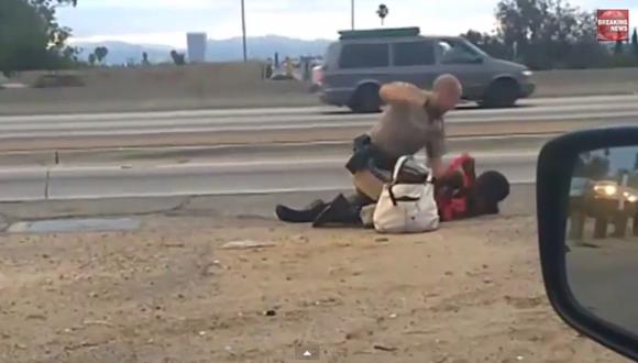 Policía de EE.UU. fue grabado golpeando brutalmente a una mujer