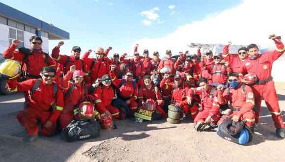 Bomberos de Cusco van a Chile para mitigar incendios forestales