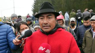 Indígenas de Ecuador llaman a radicalizar las protestas tras la detención de su líder Leonidas Iza