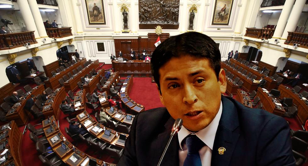 La fiscalía investiga al congresista Freddy Díaz por violación sexual a una trabajadora de su despacho. El hecho fue denunciado en julio del 2022 (Fotos y composición El Comercio).