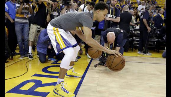 NBA: mira lo que hizo Stephen Curry previo a la primera final