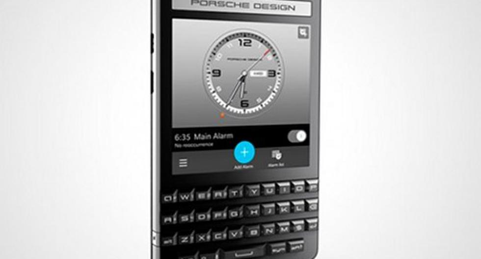 Este smartphone de Blackberry estará costando 2 mil dólares. (Foto: Blackberry)