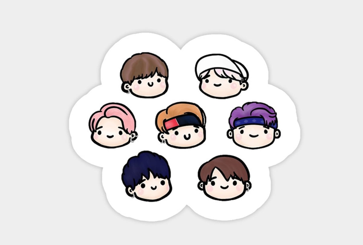 ¿Quieres tener a BTS en WhatsApp? Ya puedes descargar su pack oficial de stickers. (Foto: BTS)