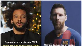 Real Madrid y Barcelona enviaron emotivos saludos de Navidad [VIDEO]