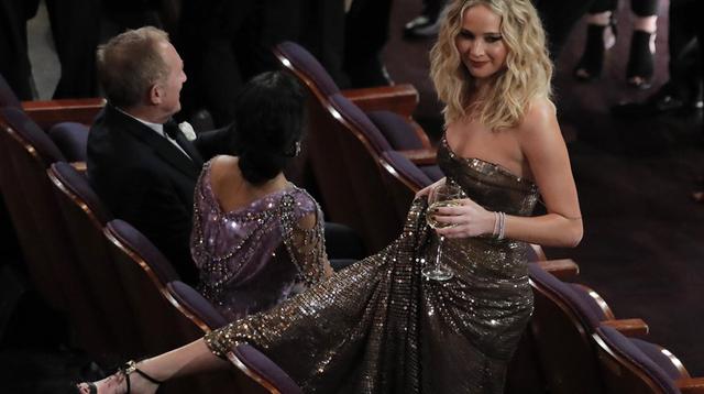 Jennifer Lawrence en el Oscar 2018. (Foto: Agencias)