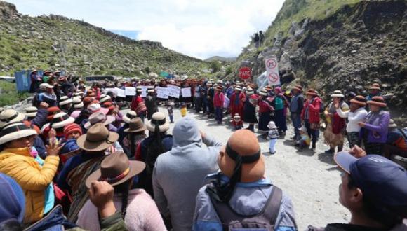Cuatro dirigentes de zona de influencia de la mina Las Bambas señalaron que sus comunidades son afectadas por las actividades de la empresa. (Foto: GEC)