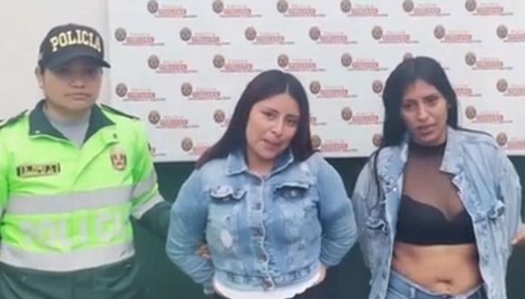 Detienen a 'peperas' tras dopar y robar a joven dentro de hotel de Surquillo. (Captura América Noticias)