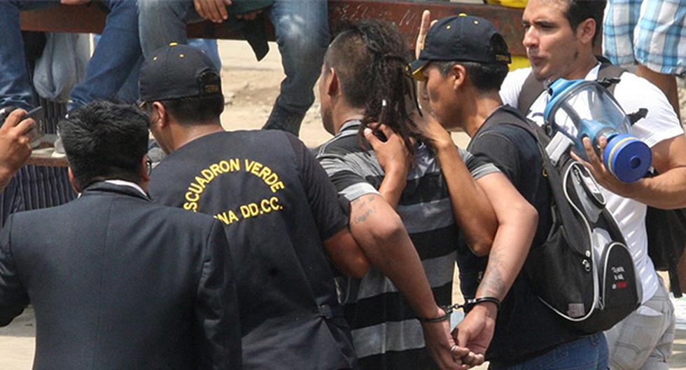 Los desmanes durante la protesta por el nuevo peaje en Puente Piedra dejaron al menos 60 detenidos. (Foto: Agencia Andina)