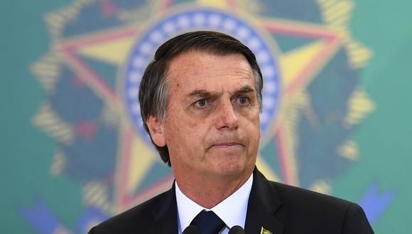 Jair Bolsonaro había advertido el lunes de una crisis de refugiados si el presidente Mauricio Macri pierde la elección presidencial definitiva el 27 de octubre. (AFP).